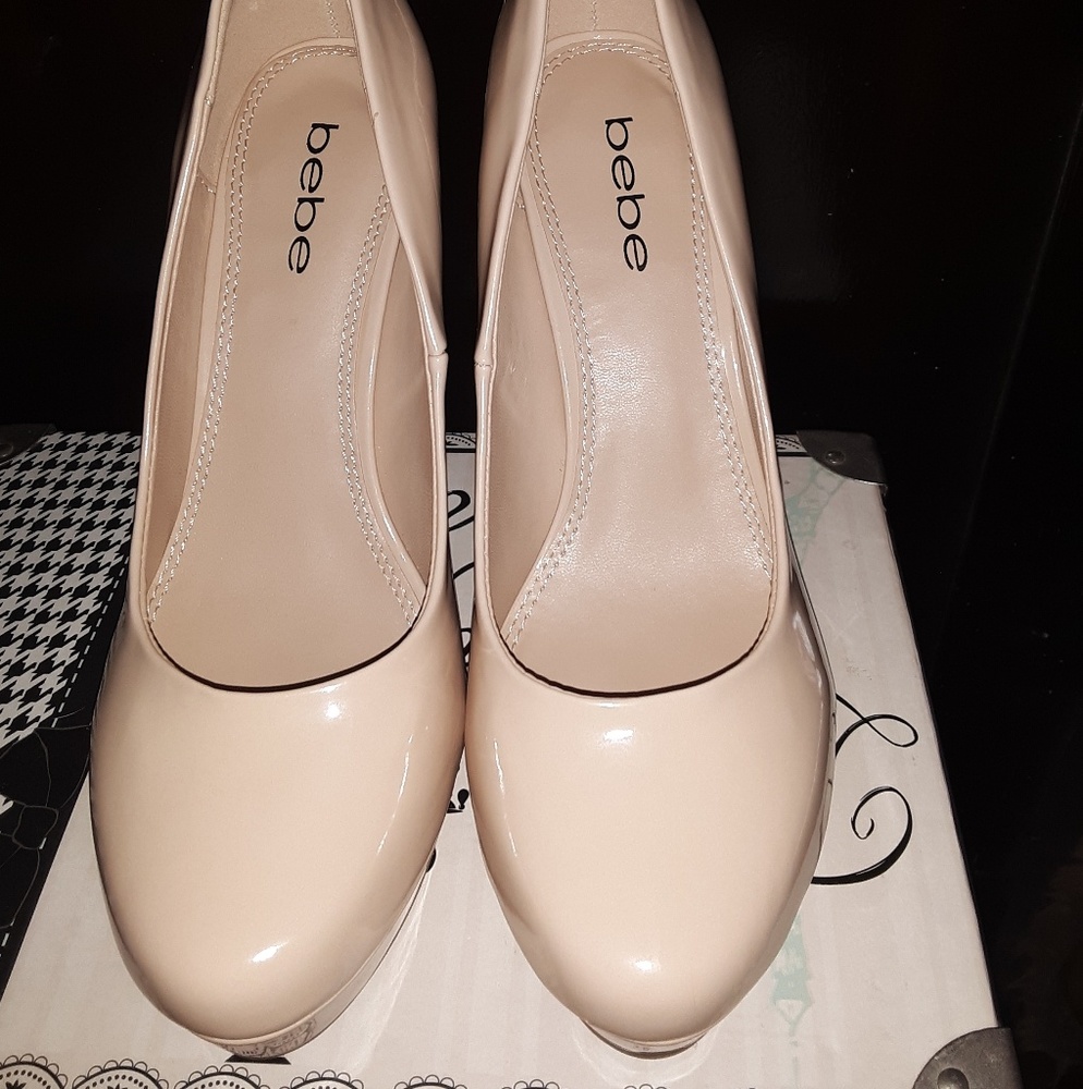 Bebe Round Toe Platform Pumps - image 7